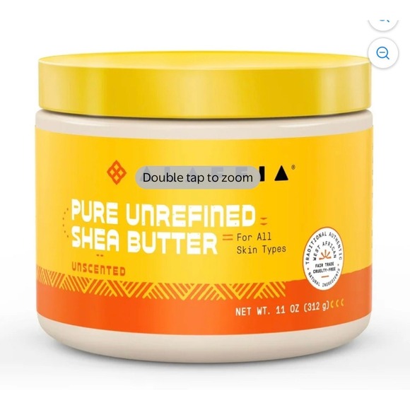 Alaffia Other - Alaffia Pure Unrefined Shea Butter Unscented For All Skin Types 11 oz 312g Jar